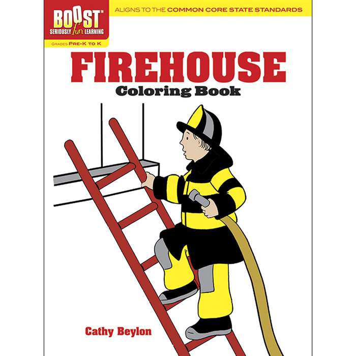 Shop Boost Firehouse Coloring Book Gr Pk-K - Dp-493997 By Dover Publications