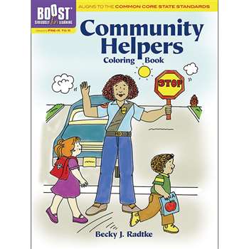 Shop Boost Community Helpers Coloring Book Gr Pk-K - Dp-494071 By Dover Publications