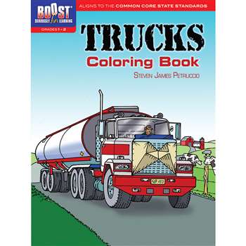 Shop Boost Trucks Coloring Book Gr 1-2 - Dp-49411X By Dover Publications