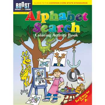 Shop Boost Alphabet Search Coloring Activity Book Gr 1-2 - Dp-494160 By Dover Publications
