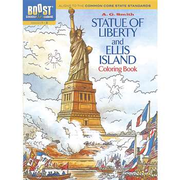 Shop Boost Statue Of Liberty And Ellis Island Coloring Book Gr 1-2 - Dp-494195 By Dover Publications