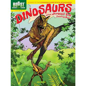 Shop Boost Dinosaurs Of The Jurassic Era Coloring Book - Dp-494314 By Dover Publications