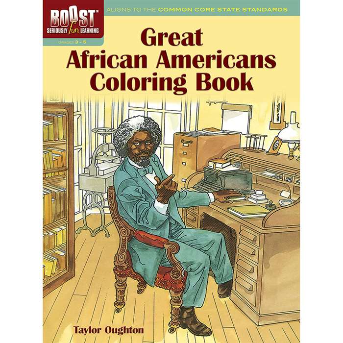 Shop Boost Great African Americans Coloring Book - Dp-494349 By Dover Publications