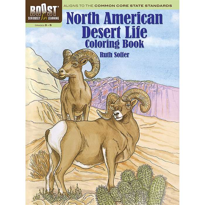 Shop Boost North American Desert Life Coloring Book - Dp-494365 By Dover Publications