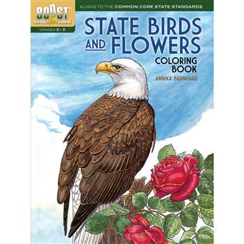 Shop Boost State Birds And Flowers Coloring Book - Dp-494381 By Dover Publications