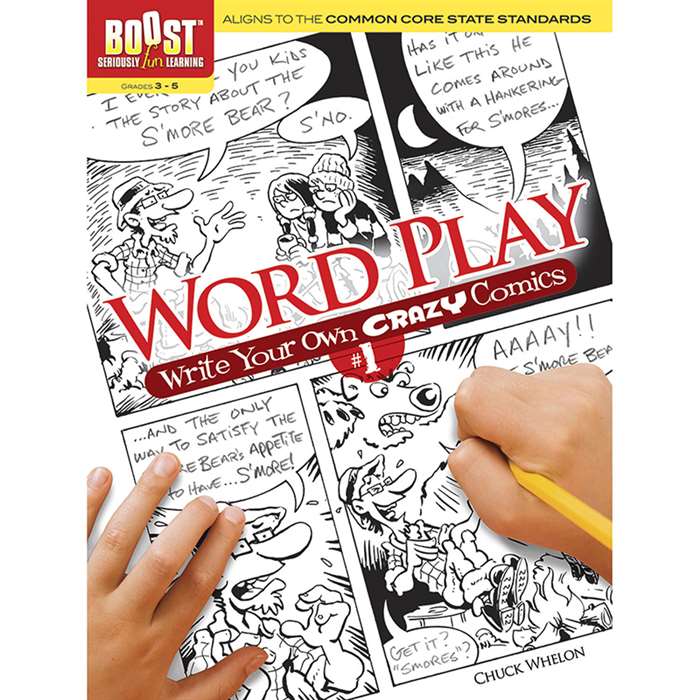 Shop Boost Word Play Write Your Own Crazy Comics No 1 - Dp-494411 By Dover Publications