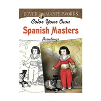 Color Your Own Spanish Masters Paintings Dover Mas, DP-779475