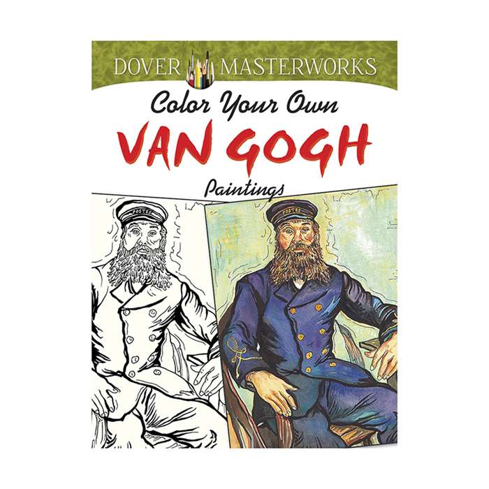 Color Your Own Van Gogh Paintings Dover Masterwork, DP-779505