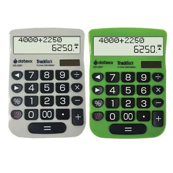 2 Line Trackback Desktop Calculator, DTXDD2361