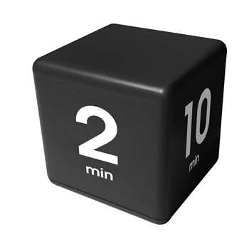 Timecube Preset Timer Black 2-10-20-45 Minute, DTXDF39