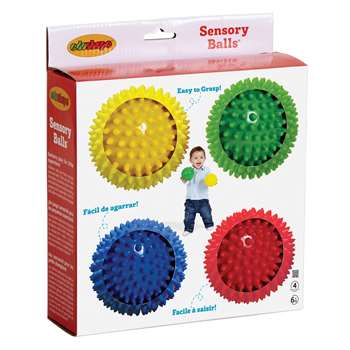 Sensory Ball 4" - Set Of 4 By Edushape