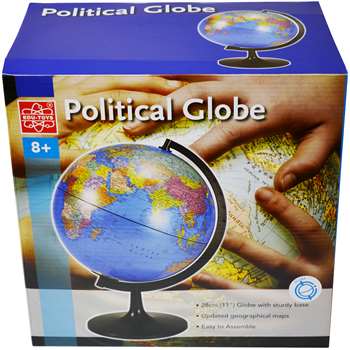11&quot; Desktop Political Globe, EE-EDU36899