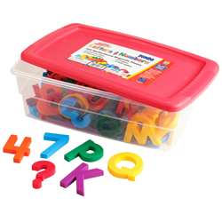 Jumbo Alpha & Mathmagnets 100 Pieces, Multicolored By Educational Insights