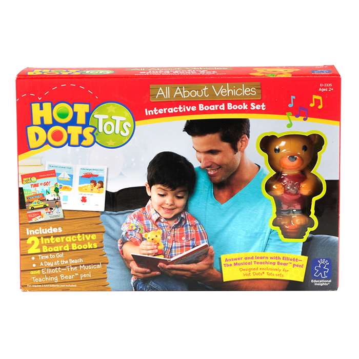 Hot Dots Tots All About Vehicles Interactive Board, EI-2335