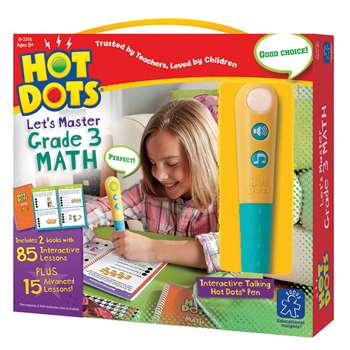 Hot Dots Jr Lets Master Math Gr 3, EI-2376