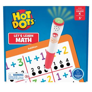 Hot Dots Lets Learn Gr K Math, EI-2441