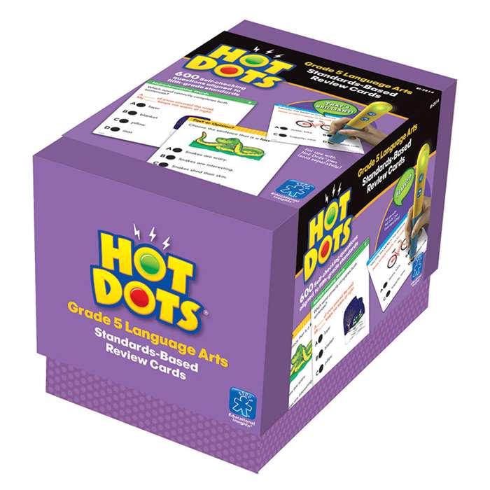 Hot Dots Standards Based Language Arts 5 By Educational Insights