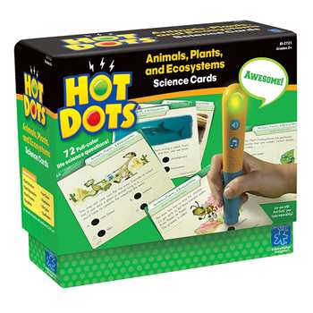 Hot Dots Science Set Animals Plants And Ecosystems By Educational Insights