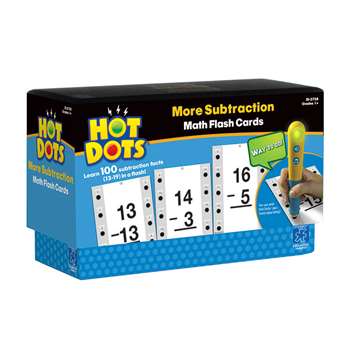 Hot Dots More Subtraction Facts 13-19 By Educational Insights