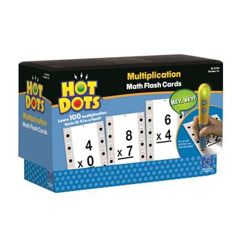 Hot Dots Multiplication Facts 0-9 By Educational Insights