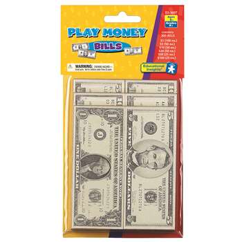 Lets Pretend Play Money - Bills By Educational Insights