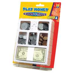 Lets Pretend Play Money Coins & Bills Tray By Educational Insights