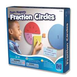 Foam Magnetic Fraction Circles By Educational Insights