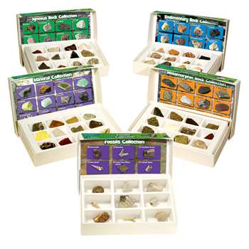 Rock Mineral & Fossils Complete Collection By Educational Insights