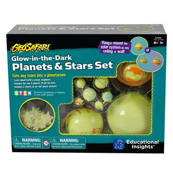 Geosafari Glow &quot; The Dark Planets And Stars Set, EI-5234