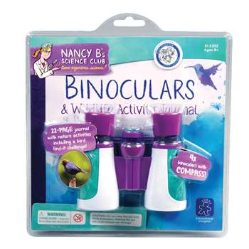 Nancy B Science Club Binoculars & Wildlife Activity Journal By Educational Insights