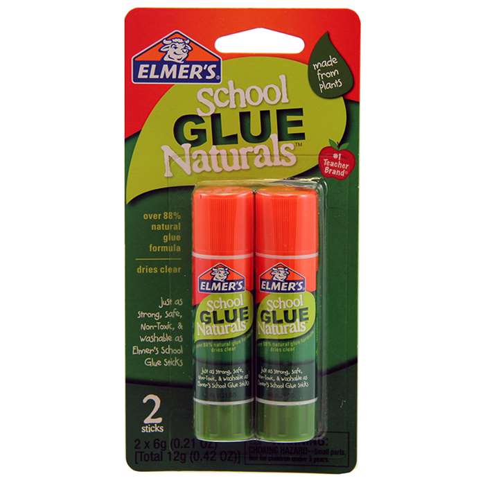 Elmers School Glue 021Oz 2Pk Naturals, ELME5044