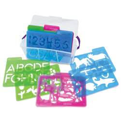 Stencil Mill 24/Pk In Plastic Box By Essential Learning Products