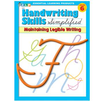 Handwriting Skills Simplified Main By Essential Learning Products