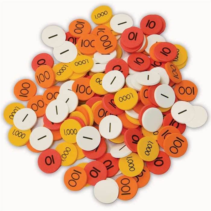 Place Value Disks Gr 1-3 By Essential Learning Products