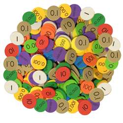 Place Value Disc 10 Value 3000Set Decimal/Whole Nu, ELP626660