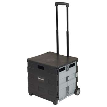 Memorystor Rolling Cart W Hard Lid, ELR0540BKGY