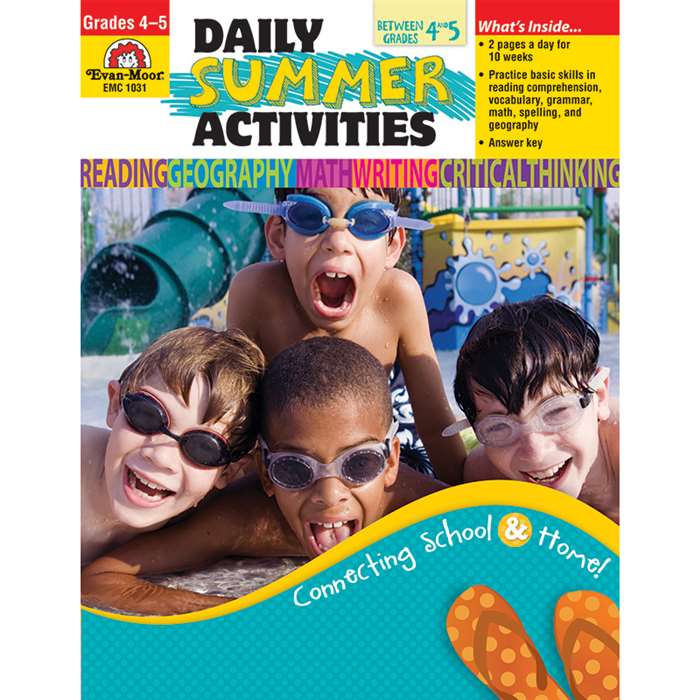 Daily Summer Activities 4Th To 5Th By Evan-Moor