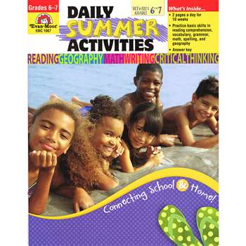 Daily Summer Activities Gr 6-7 By Evan-Moor