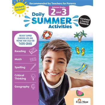 Moving From 2Nd To 3Rd Grade Daily Summer Activiti, EMC1073