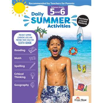 Moving From 5Th To 6Th Grade Daily Summer Activiti, EMC1076