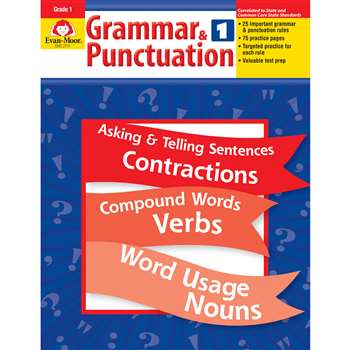 Grammar & Punctuation Grade 1 By Evan-Moor