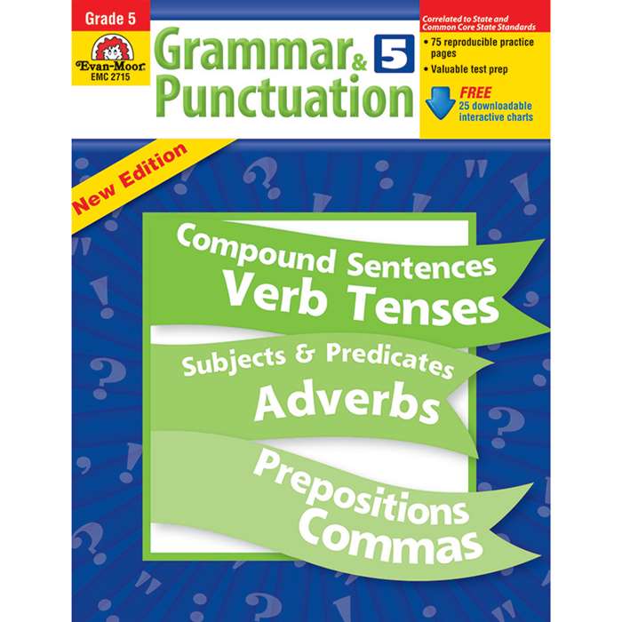 Grammar & Punctuation Grade 5 By Evan-Moor