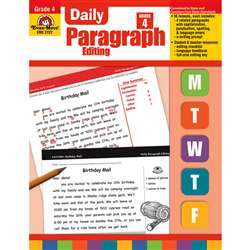 Daily Paragraph Editing Grade 4 By Evan-Moor