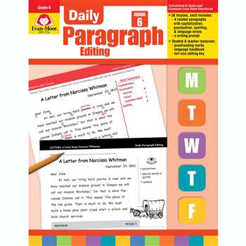 Daily Paragraph Editing Grade 6 By Evan-Moor