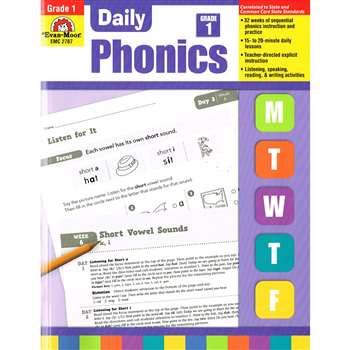 Daily Phonics Practice Gr 1 By Evan-Moor