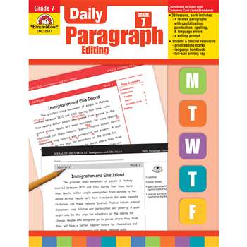 Daily Paragraph Editing Gr 7 By Evan-Moor