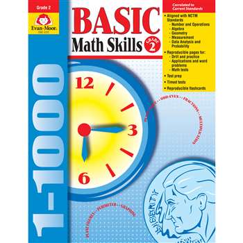 Basic Math Skills Grade 2 By Evan-Moor