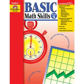 Basic Math Skills Grade 5 By Evan-Moor