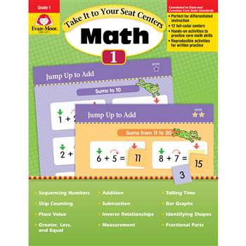 Take It To Your Seat Gr 1 Math Centers By Evan-Moor