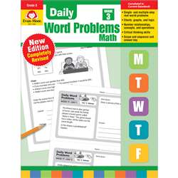 Daily Word Problems Math Grade 3, EMC3093